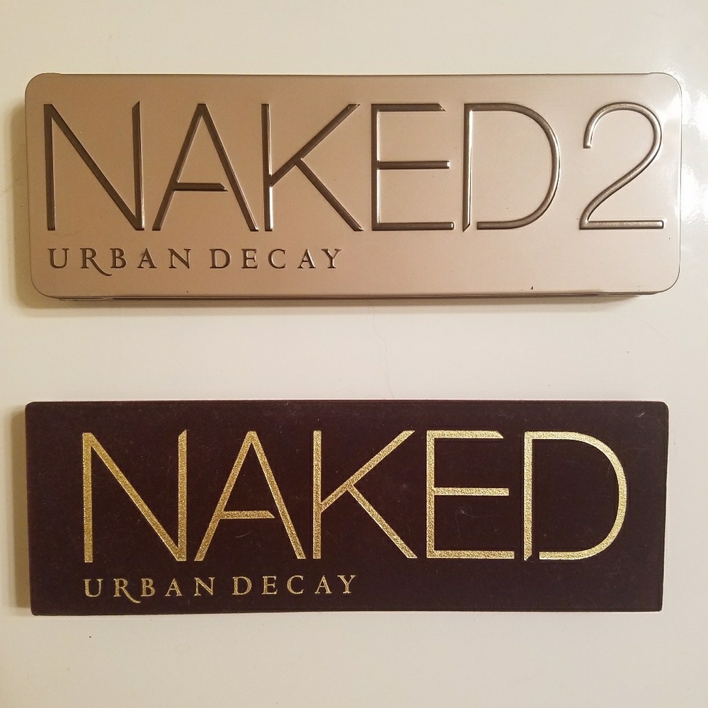 URBAN DECAY NAKED1 AND 2 without brushes..